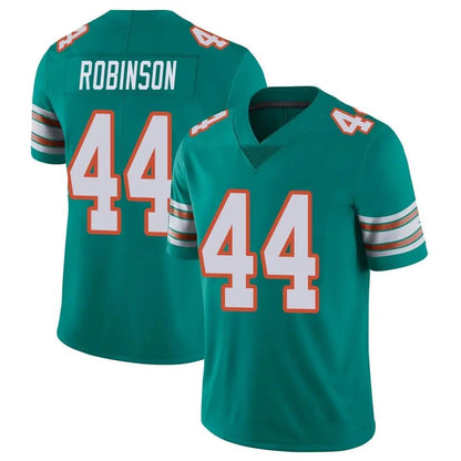 Tlead M.Dolphins #44 Chop Robinson Player Aqua Limited Alternate Vapor Untouchable Home Game Stitched Jerseys