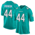 Tlead M.Dolphins #44 Chop Robinson Player Aqua Team Color Home Game Stitched Jerseys