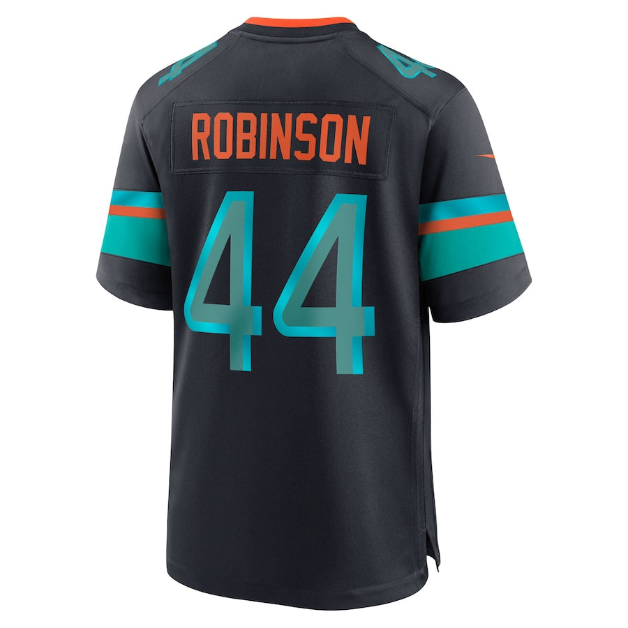 Tlead M.Dolphins #44 Chop Robinson Player Pitch Blue Rivalries Collection Game Stitched Jerseys