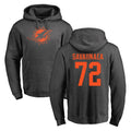 Tlead M.Dolphins #72 Jonah Savaiinaea Player Darkgray Pullover Hoodies Limited Stitched Jerseys