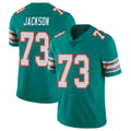 Tlead M.Dolphins #73 Austin Jackson Player Aqua Limited Alternate Vapor Untouchable Home Game Stitched Jerseys