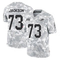 Tlead M.Dolphins #73 Austin Jackson Player Arctic Camo Salute To Service Limited Game Stitched Jerseys