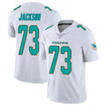 Tlead M.Dolphins #73 Austin Jackson Player White Limited Vapor Untouchable Home Game Stitched Jerseys