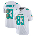 Tlead M.Dolphins #83 Kevin Coleman Jr. Player White Limited Vapor Untouchable Home Game Stitched Jerseys