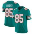 Tlead M.Dolphins #85 Greg Dulcich Player Aqua Limited Alternate Vapor Untouchable Home Game Stitched Jerseys