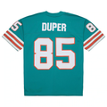 Tlead M.Dolphins #85 Mark Duper Mitchell & Ness Aqua Legacy Replica Jersey