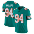 Tlead M.Dolphins #94 Jordan Phillips Player Aqua Limited Alternate Vapor Untouchable Home Game Stitched Jerseys