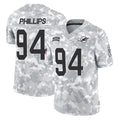 Tlead M.Dolphins #94 Jordan Phillips Player Arctic Camo Salute To Service Limited Game Stitched Jerseys