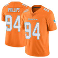 Tlead M.Dolphins #94 Jordan Phillips Player Orange Limited Home Game Stitched Jerseys