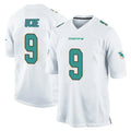 Tlead M.Dolphins #9 Joshua Uche Player White Home Game Stitched Jerseys