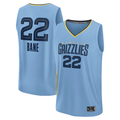 Tlead M.Grizzlies #22 Desmond Bane Light Blue Fast Break Replica Player Stitched Jerseys- Statement Edition