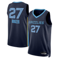 Tlead M.Grizzlies #27 Cameron Boozer Navy 2026 Draft Swingman Stitched Jerseys- Icon Edition