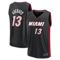 Tlead M.Heat #13 Bam Adebayo Black Fast Break Replica Jerseys - Icon Edition