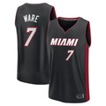 Tlead M.Heat #7 Kel'el Ware Black Fast Break Replica Player Jerseys - Icon Edition