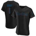 Tlead M.Marlins #1 Connor Norby Player Black Home Limited Elite Stitched Jerseys