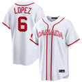 Tlead M.Marlins #6 Otto Lopez Player White 2026 World Classic Home Pick-A-Player Stitched Jerseys
