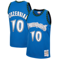 Tlead M.Timberwolves #10 Wally Szczerbiak Mitchell & Ness Blue 2003-2004 Hardwood Classics Swingman Stitched Jerseys