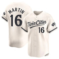 Tlead M.Twins #16 Austin Martin Player Cream Home Limited Stitched Jerseys