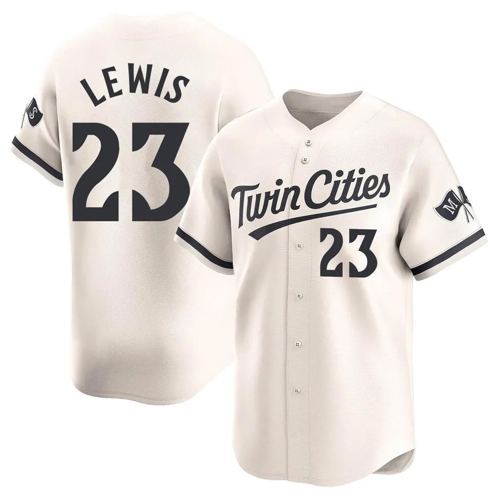 Tlead M.Twins #23 Royce Lewis Player Cream Home Limited Stitched Jerseys