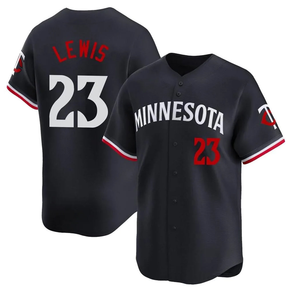 Tlead M.Twins #23 Royce Lewis Player Navy Home Limited Stitched Jerseys