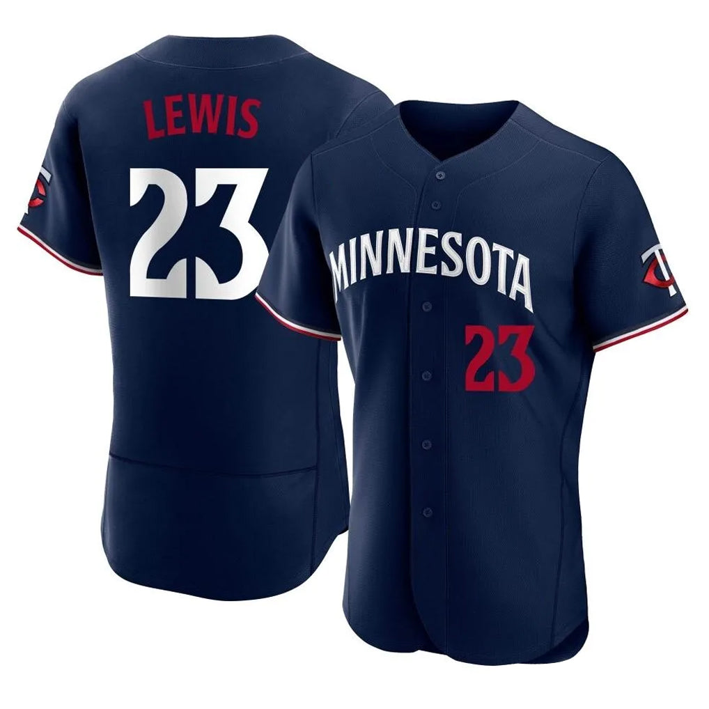 Tlead M.Twins #23 Royce Lewis Player Navy Replica Home Limited Elite Stitched Jerseys