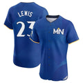 Tlead M.Twins #23 Royce Lewis Player Royal City Connect Limited Elite Home Stitched Jerseys