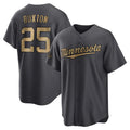 Tlead M.Twins #25 Byron Buxton Player Charcoal All-Star Game Home Stitched Jerseys
