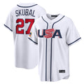 Tlead M.Twins #27 Ryan Jeffers Player White USA 2026 World Classic Limited Home Stitched Jerseys