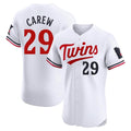 Tlead M.Twins #29 Rod Carew Player White Home Limited Elite Stitched Jerseys