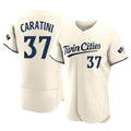 Tlead M.Twins #37 Victor Caratini Player Cream Home Limited Elite Stitched Jerseys