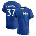 Tlead M.Twins #37 Victor Caratini Player Royal City Connect Limited Elite Home Stitched Jerseys