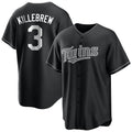 Tlead M.Twins #3 Harmon Killebrew Player Black Home Game Stitched Jerseys
