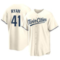 Tlead M.Twins #41 Joe Ryan Player Cream Game Limited Home Stitched Jerseys