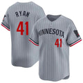 Tlead M.Twins #41 Joe Ryan Player Gray Home Limited Stitched Jerseys