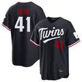 Tlead M.Twins #41 Joe Ryan Player Navy Home Game Stitched Jerseys