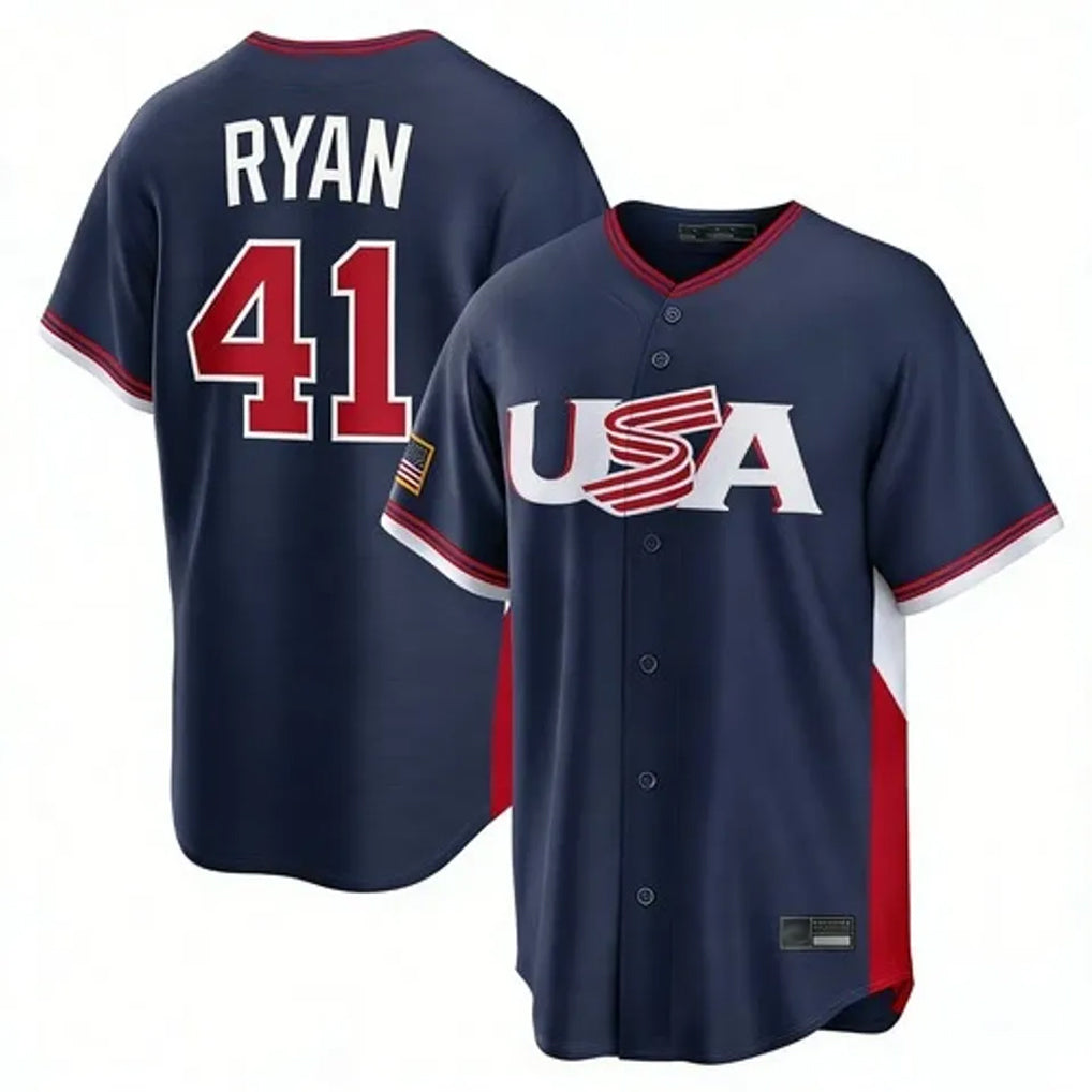 Tlead M.Twins #41 Joe Ryan Player Navy USA 2026 World Classic Limited Home Stitched Jerseys
