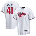 Tlead M.Twins #41 Joe Ryan Player White Home Game Stitched Jerseys
