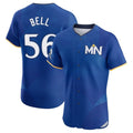 Tlead M.Twins #56 Josh Bell Player Royal City Connect Limited Elite Home Stitched Jerseys