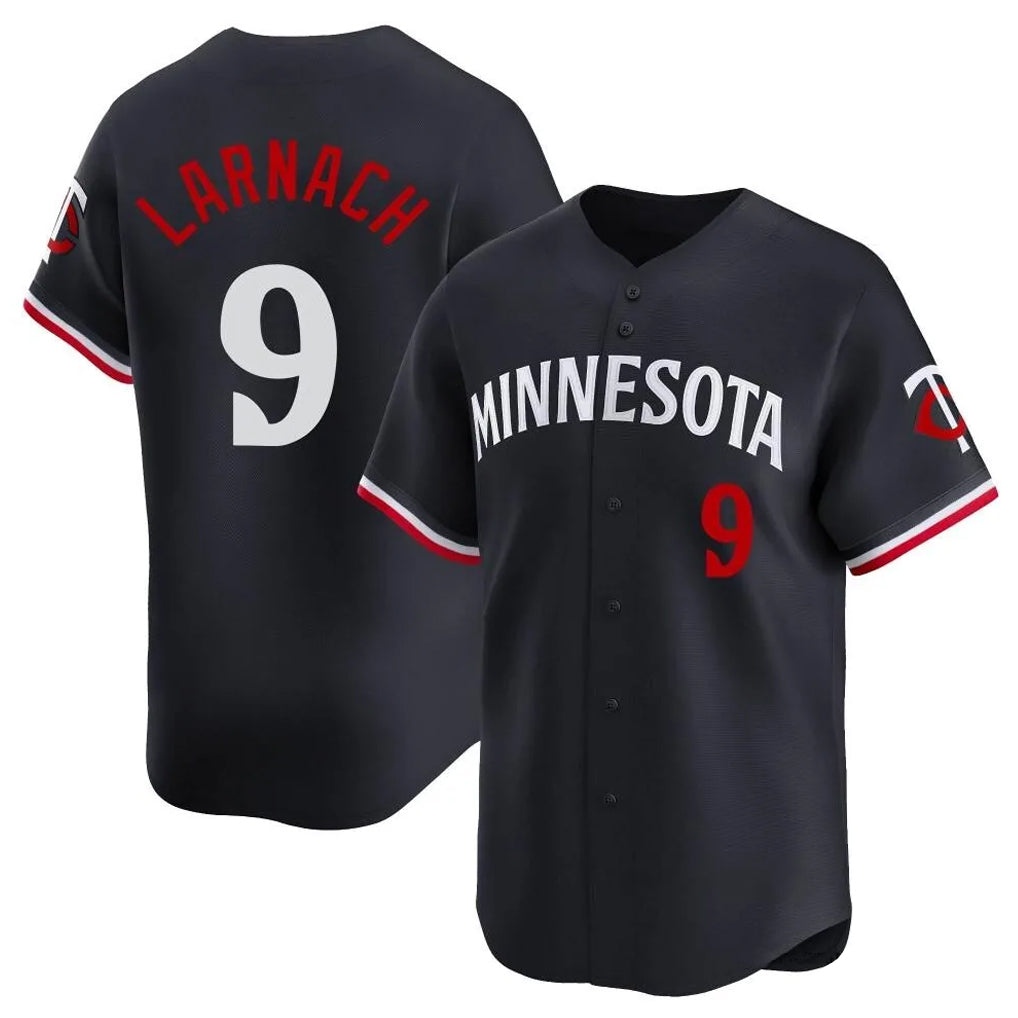 Tlead M.Twins #9 Trevor Larnach Player Navy Home Limited Stitched Jerseys