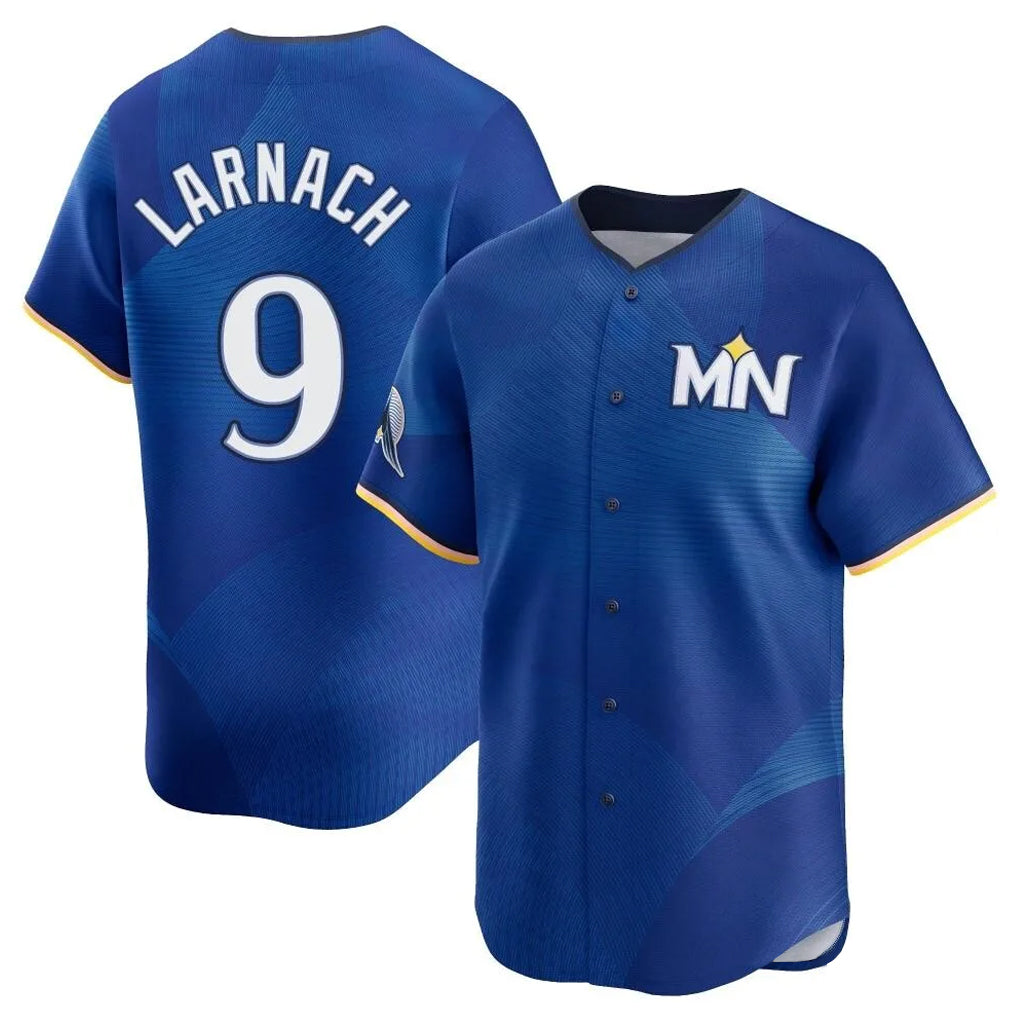 Tlead M.Twins #9 Trevor Larnach Player Royal City Connect Limited Home Stitched Jerseys
