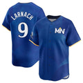 Tlead M.Twins #9 Trevor Larnach Player Royal City Connect Limited Home Stitched Jerseys