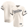 Tlead Minnesota Twins Blank Player Cream Home Limited Stitched Jerseys