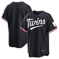 Tlead Minnesota Twins Blank Player Navy Home Game Stitched Jerseys