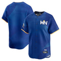 Tlead Minnesota Twins Blank Player Royal City Connect Limited Home Stitched Jerseys