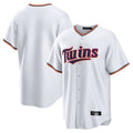Tlead Minnesota Twins Blank Player White Game Home Stitched Jerseys