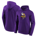 Tlead MN.Vikings Purple LOGO Pullover Hoodies Home Game Blank Player Stitched Jerseys