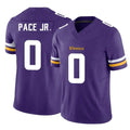 Tlead MN.Vikings #0 Ivan Pace Jr. Player Purple Limited Vapor F.U.S.E. Home Game Stitched Jerseys