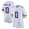 Tlead MN.Vikings #0 Ivan Pace Jr. Player White Home Game Stitched Jerseys