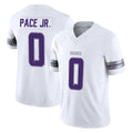 Tlead MN.Vikings #0 Ivan Pace Jr. Player White Limited Alternate Vapor F.U.S.E. Home Game Stitched Jerseys