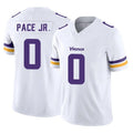 Tlead MN.Vikings #0 Ivan Pace Jr. Player White Limited Vapor F.U.S.E. Home Game Stitched Jerseys